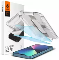 Spigen Glass tR EZ Fit Sensor Open 2 Pack - iPhone 16e/14/13/13 Pro