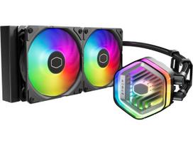COOLER MASTER MasterLiquid 240 Atmos ARGB Liquid Cooler 1-pack Black 120 mm