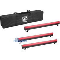 Eurolite komplekts ar 3x AKKU PT-100 / 32 Pixel DMX caurulēm un Soft-Bag