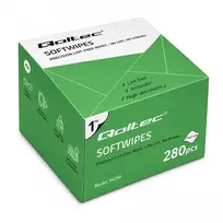 Qoltec Dust-free paper for fiber optic network 280 pcs. | fibre optics | optics | electronics