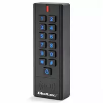 Qoltec Code lock CALISTO with RFID reader | Code | Card | key fob | Doorbell button | IP68 | EM