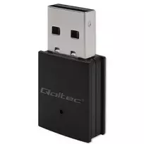 Qoltec Wireless Ultra High Speed Mini Adapter WiFi | Standard AC | BT 4.0 | USB 2.0 | 600Mbps