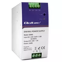 Qoltec DIN rail power supply | 240W | 48V | 5A