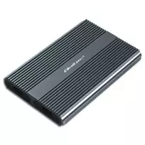 Qoltec Enclosure for drive M.2 SSD | SATA | NVMe | USB-C | DUAL 2 x 2TB