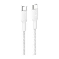 Belkin BoostCharge Pro pintas USB-C į USB-C laidas – 2 metrai – baltas
