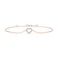 Auksinė apyrankė su deimantais „Amor IV“
