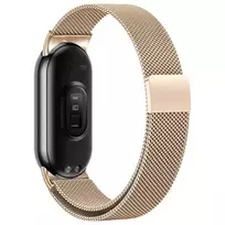 Beline smartwatch strap for Xiaomi Mi Band 8/9/10 | Stainless steel | pink