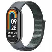 Beline smartwatch strap for Xiaomi Mi Band 8/9/10 | Nylon | gray