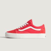 VANS Sportbačiai be auliuko 'Old Skool' raudona / balta
