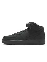 NIKE Sportbačiai su auliuku 'Air Force 1 Mid '07' juoda