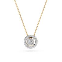 Auksinis pakabukas su deimantais „Diamond Blossom XIV“
