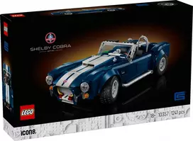 LEGO Icons 10357 Shelby Cobra 427 S/C – Statybinis automobilio modelis suaugusiems