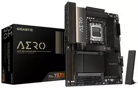 Pagrindinė plokštė GIGABYTE X870E AERO X3D DARK WOOD AMD X870E lizdas AM5 ATX