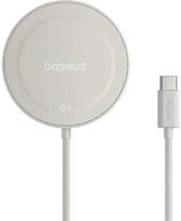 Baseus Wireless Charger Simple Mini4 Magnetic Qi2 15W with Built-in Type-C Cable, Gold (P10273300G21-00)