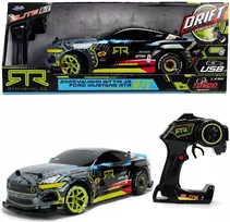 Nuotoliniu būdu valdomas Ford Mustang RTR 2025 39 cm Vaughn Gittin Jr. RC 1:10 dreifas + Turbo Boost