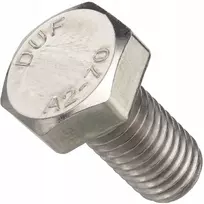 M10x20 nerūdijančio plieno varžtas Din 933 A2 100vnt