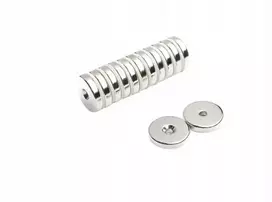 Neodimio žiedinis magnetas Mp 25x(7x3,5)x4 N38 varžtui, 1 vnt.