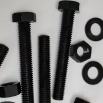 10x šešiabriauniai varžtai juodo plastiko veržlės m10 x 70mm ir nailoniniai varžtai poveržlės juodas nailonas