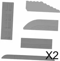2x 4 vnt. namų slenksčių rampų pakaitiniai priedai