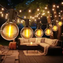 230v Sodo girlianda Led lempučių grandinė 7.5m 27x Lauko lemputės G40