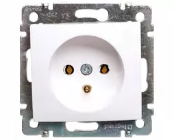 Legrand Vienvietis lizdas su įžeminimu 2p+su baltas Valena 774396