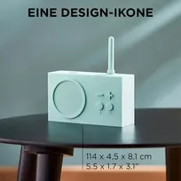 Kompiuterio kolonėlės Lexon Tykho 3 nešiojama bluetooth kolonėlė su fm radijo imtuvu, atspari vandeniui ir įkraunama baterija - juoda