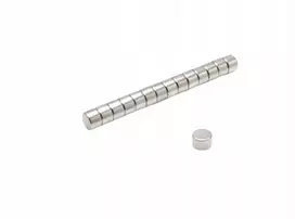Neodimio magnetas cilindro formos Mw 6x4 N38 50 vnt.