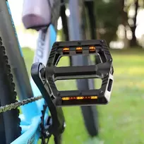 Ruayia dviračio pedalai nailoniniai mtb pedalai su atšvaitais, dviračio pedalų komplektas kalnų dviračiui, bmx, plento dviračio pedalai 9/16 colio