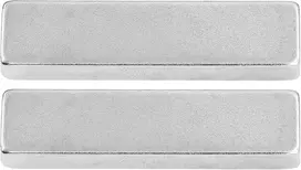 Connex Dy7100009 neodimio blokinis magnetas 40 x 10 x 5 mm, 2 vnt., itin stiprus magnetas, 18 kg sukibimo jėga, skirtas namams, dirbtuvėms ir pomėgiams / galios magnetas / blokinis magnetas