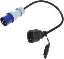 Adapteris Cee Kištukas į Schuko Lizdą, 40 cm, Ip44