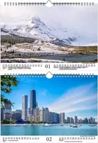 Travel Magic Usa Din A4 kalendorius 2023 metams, Jav miestai ir šalys - Soul Magic, įvairiaspalvis, Kn2023-4w-0370-d-0