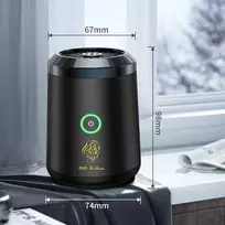 Telawah nešiojamas mini smilkalų laikiklis, Bakhoor įkraunamas Usb aromato difuzorius, elektrinis arabiškas smilkalų laikiklis, musulmonų namų dekoracija