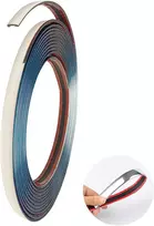Chrome apdailos juosta automobiliui, 6 mm x 5 m, lipni universali chrome apdaila automobilio kėbului, langų išorės dekoravimui (5 m, 6 mm)