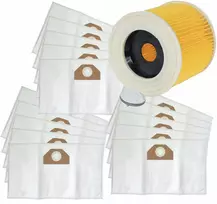 Espero 15x maišelių filtras dulkių siurbliams Karcher Wd3 200 Mv3