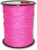 Chapuis Dr14 pinta polipropileno virvė, maksimali apkrova 40 kg, skersmuo 1,5 mm, ilgis 200 m, rožinė