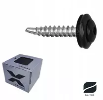 Etanco Panhead varžtas skardai Torx + Epdm 4,8x28 Ral7016 Antracito spalvos 250vnt.