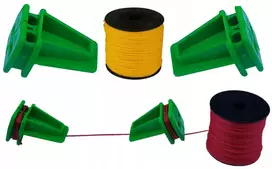 Mūrininko virvės įtempiklis Pvc Žalias + virvė 100mb