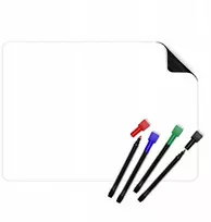 Magnetinė rašymo lenta ant šaldytuvo + 4 rašikliai (didelė xl) planuoklis