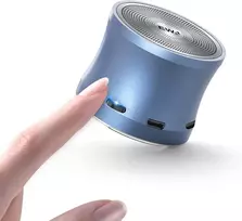 Kompiuterio kolonėlės Ewa A109mini - mažas nešiojamas bluetooth garsiakalbis, galingas garsas su bosais, palaiko tf kortelę ir asmenukes, puikus mini garsiakalbis kelionėms, namams, žygiams ir kt. (mėlynas)