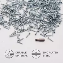 Skir'co (500 vnt.) Cinkuoti plieno 3.0 x 18 mm medvaržčiai su įleidžiama pozi galvute, skirti medienos drožlių plokštėms, pz pilnas sriegis