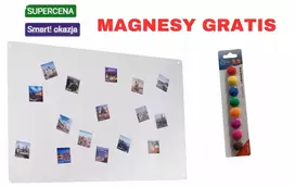 Didelė balta magnetinė lenta 80x50cm
