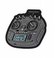 M-tac Pvc Pilot Fpv emblema su Velcro, pilka