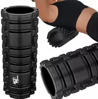 Smj Be4sport masažinis volelis su iškilimais, kietas, skirtas jogai, crossfit, fitnesui, 33 cm