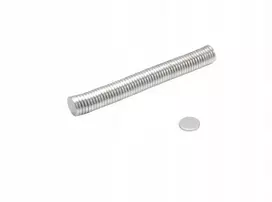 Neodimio magnetas 7x1 mm, N38, 10 vnt.