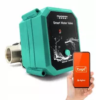 Automatinis rutulinis vožtuvas vandens srauto reguliatorius vamzdis Dn15 Tuya Zigbee