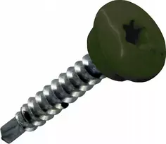 Farmerskių varžtai skardai su Torx lizdu žemu profiliu 4,8x35 mm Ral 6020
