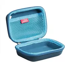 Kompiuterio kolonėlės Hermitshell kietas dėklas, skirtas Jbl Go 3/jbl Go 4 nešiojamam bluetooth garsiakalbiui (mėlynas)