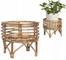 Gėlių stovas plants boho bambukinis pastatomas gėlių vazonas