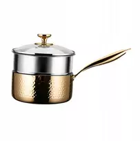 Puodas su dangčiu, ergonomiška rankena, indukcinis puodas, puodas sriubai ir padažui, 20 cm