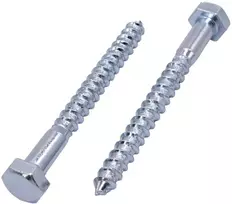 (18 vnt. pakuotė) din 571 cinkuoto plieno šešiabriauniai medvaržčiai m10 x 80 mm, šešiabriauniai varžtai (18, m10 x 80 mm)